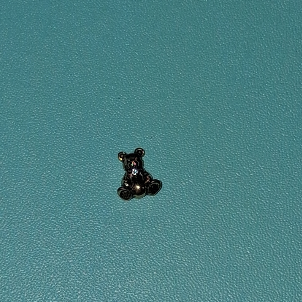 Gold Teddy Bear Charm Origami Owl